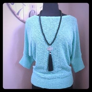 Knit shirt in fun color